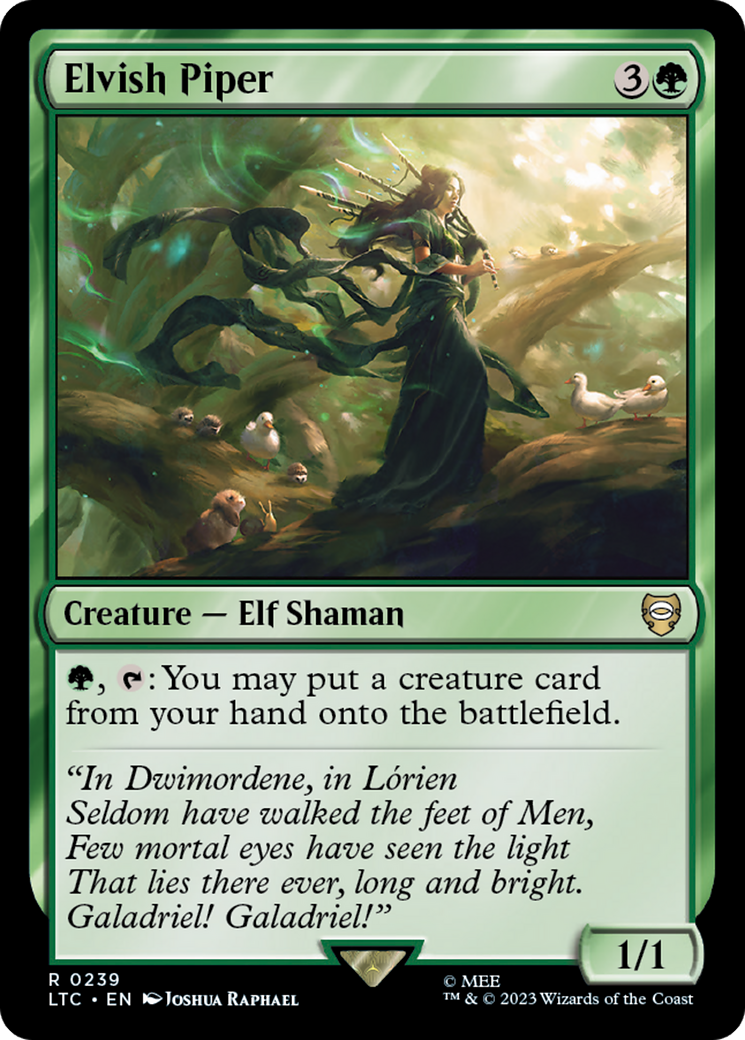 Elvish Piper [The Lord of the Rings: Tales of Middle-Earth Commander] | Card Citadel