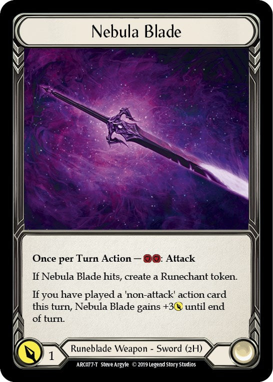 Kano, Dracai of Aether // Nebula Blade [ARC113 // ARC077] (Arcane Rising) | Card Citadel