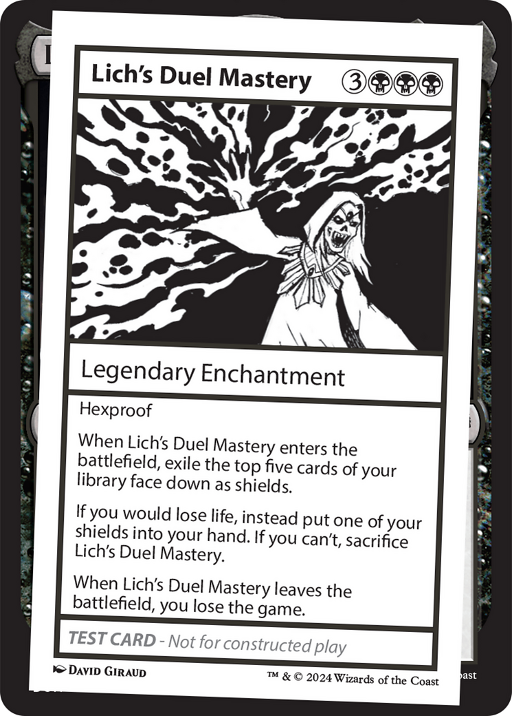 Lich's Duel Mastery [Mystery Booster 2 Playtest Cards] | Card Citadel