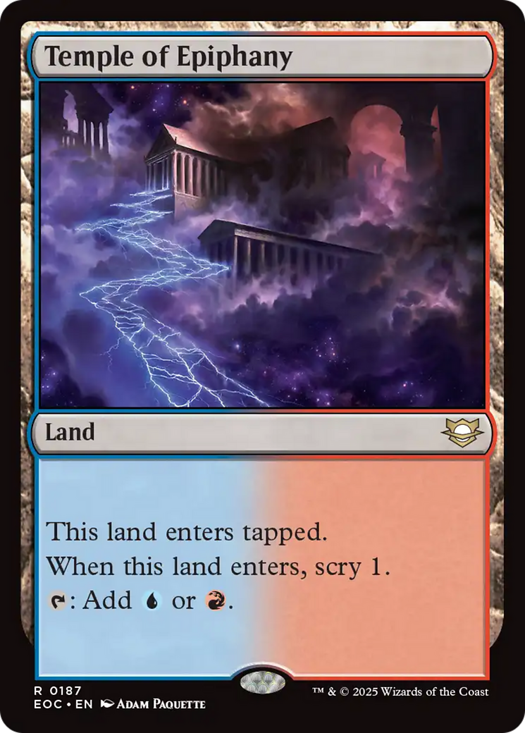 Temple of Epiphany [Edge of Eternities Commander] | Card Citadel