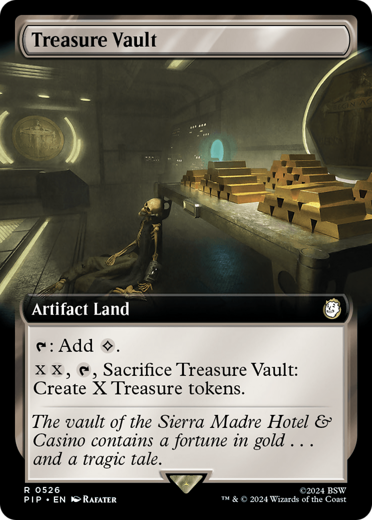 Treasure Vault (Extended Art) [Fallout] | Card Citadel