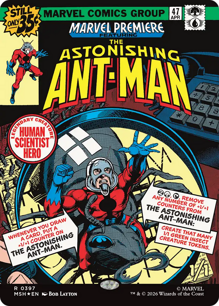 The Astonishing Ant-Man (Borderless) [Marvel Super Heroes] | Card Citadel