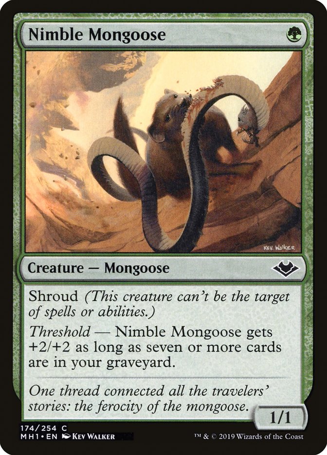 Nimble Mongoose [Modern Horizons] | Card Citadel