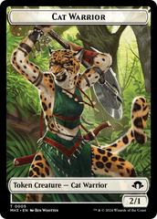 Cat Warrior // Energy Reserve Double-Sided Token [Modern Horizons 3 Tokens] | Card Citadel