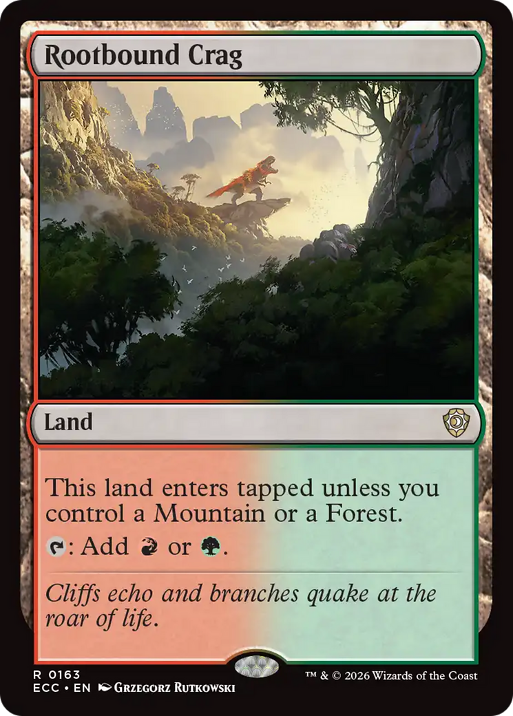Rootbound Crag [Lorwyn Eclipsed Commander] | Card Citadel