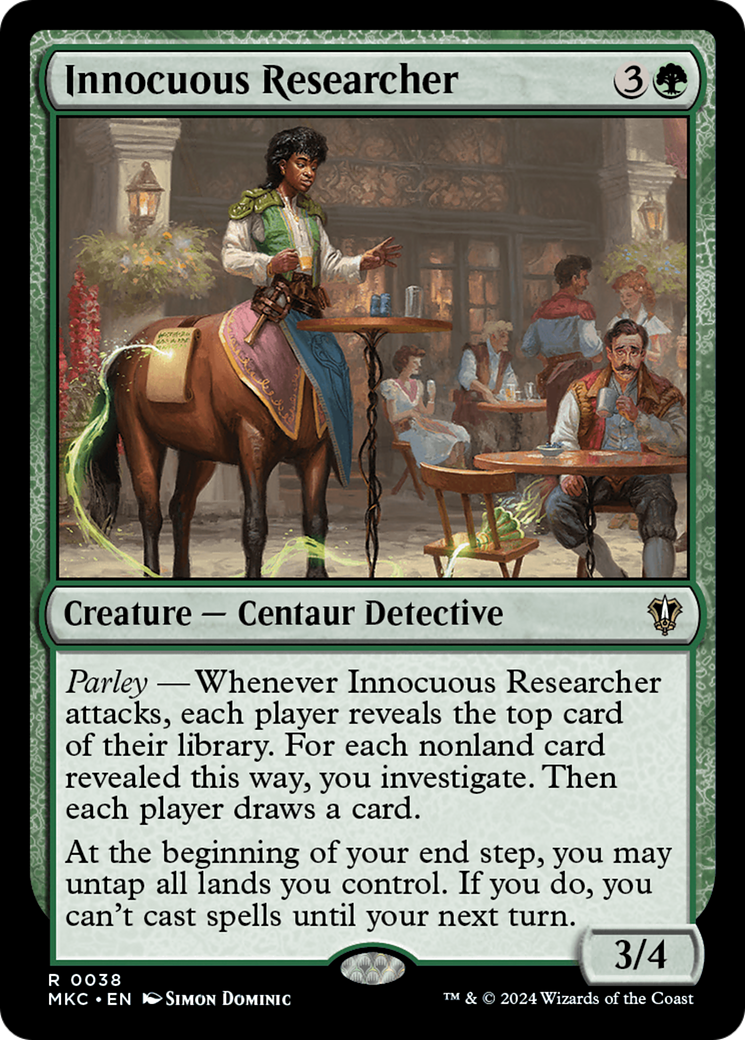 Innocuous Researcher [Murders at Karlov Manor Commander] | Card Citadel