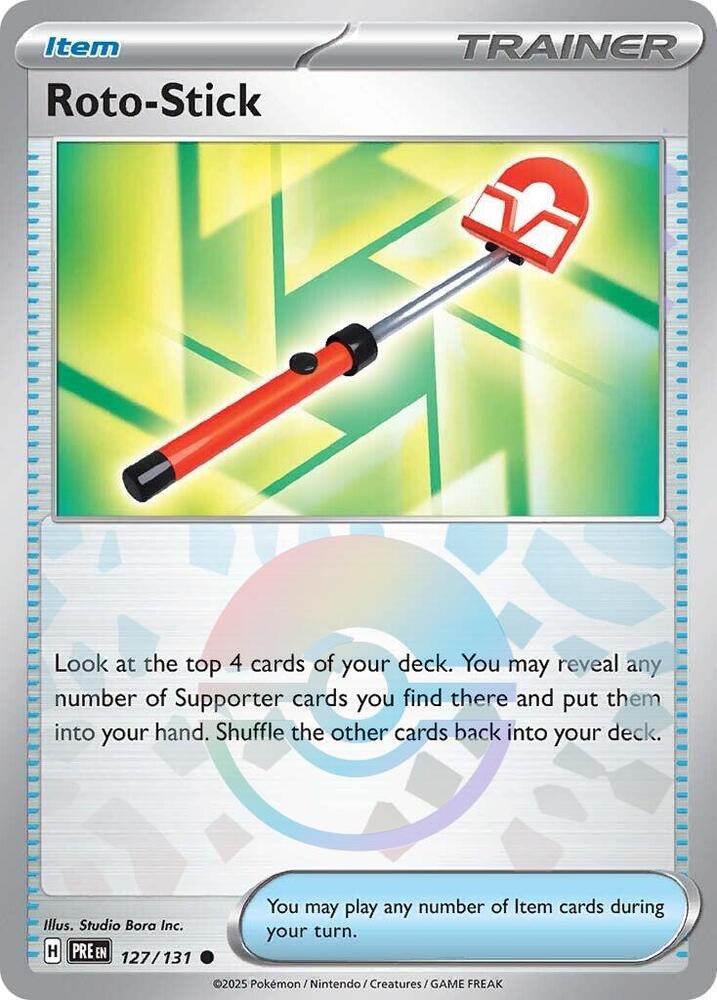 Roto-Stick (127/131) (Poke Ball Pattern) [Scarlet & Violet: Prismatic Evolutions] | Card Citadel