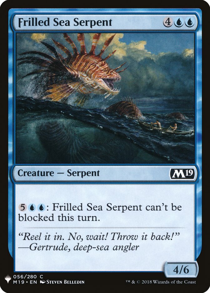 Frilled Sea Serpent [Mystery Booster] | Card Citadel