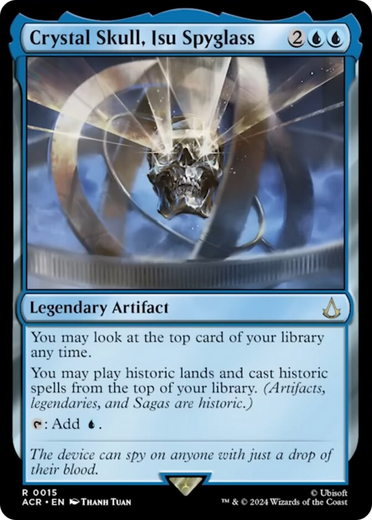 Crystal Skull, Isu Spyglass (Extended Art) [Assassin's Creed] | Card Citadel