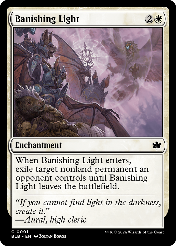 Banishing Light [Bloomburrow] | Card Citadel