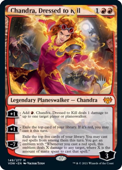 Chandra, Dressed to Kill (Promo Pack) [Innistrad: Crimson Vow Promos] | Card Citadel