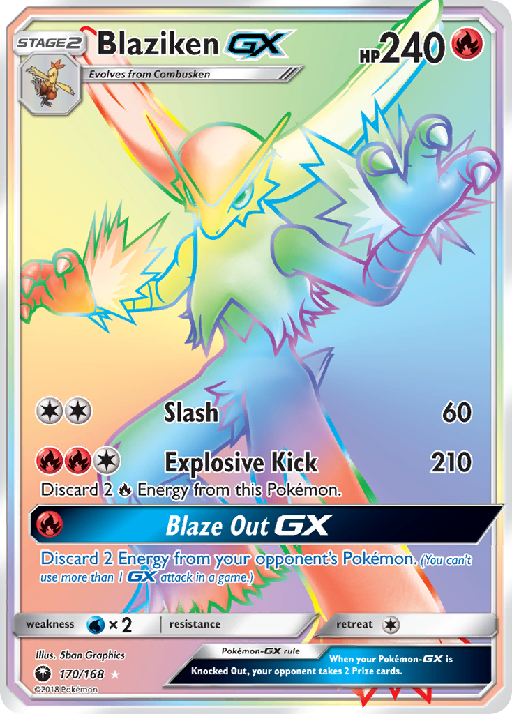 Blaziken GX (170/168) [Sun & Moon: Celestial Storm] | Card Citadel
