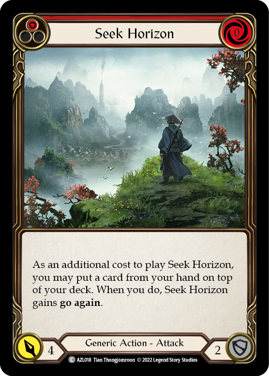 Seek Horizon (Red) [AZL018] (Outsiders Azalea Blitz Deck) | Card Citadel