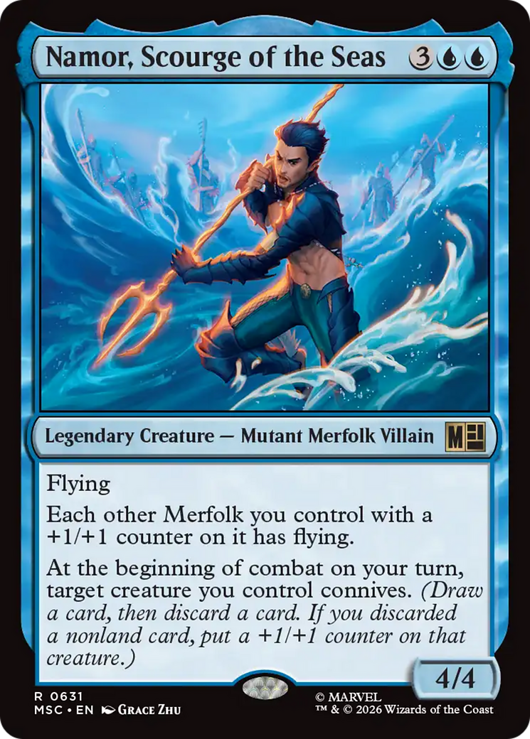 Namor, Scourge of the Seas [Marvel Super Heroes Commander] | Card Citadel