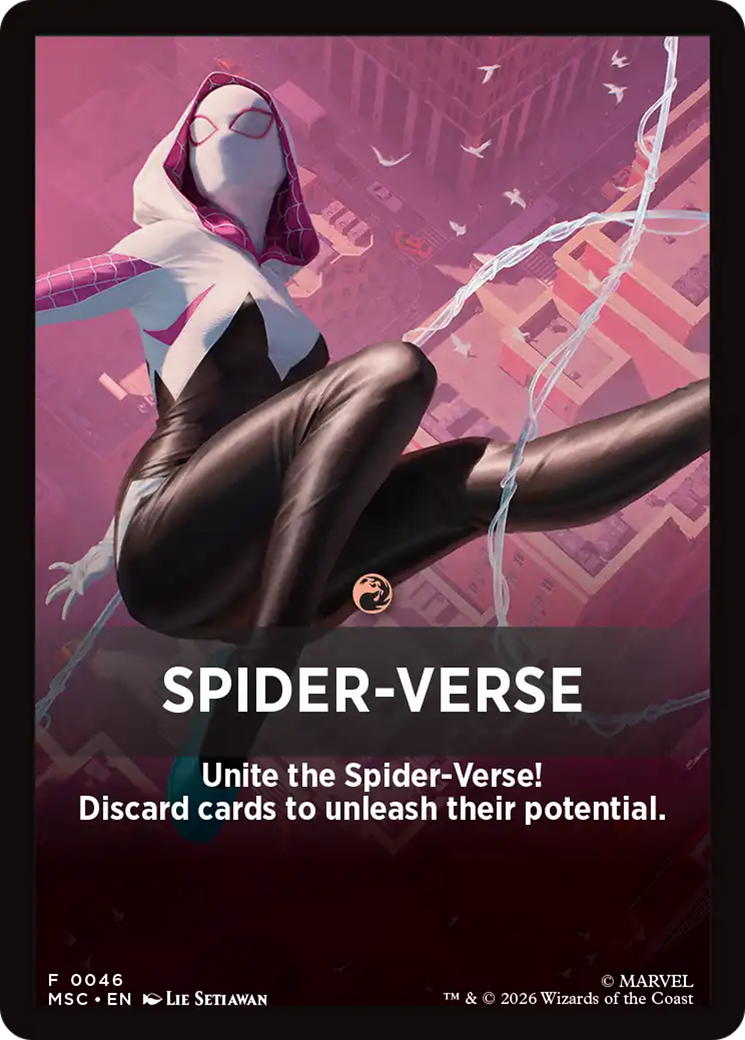 Spider-Verse Theme Card [Marvel Super Heroes Commander] | Card Citadel
