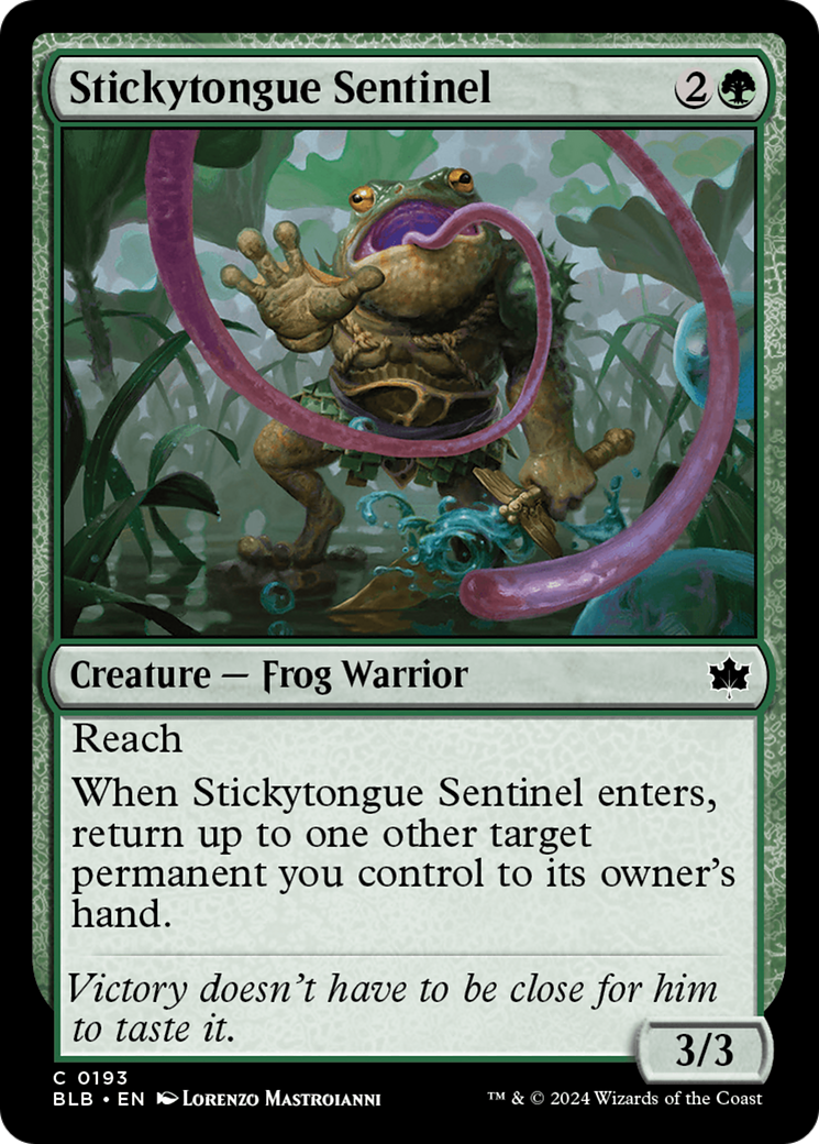 Stickytongue Sentinel [Bloomburrow] | Card Citadel