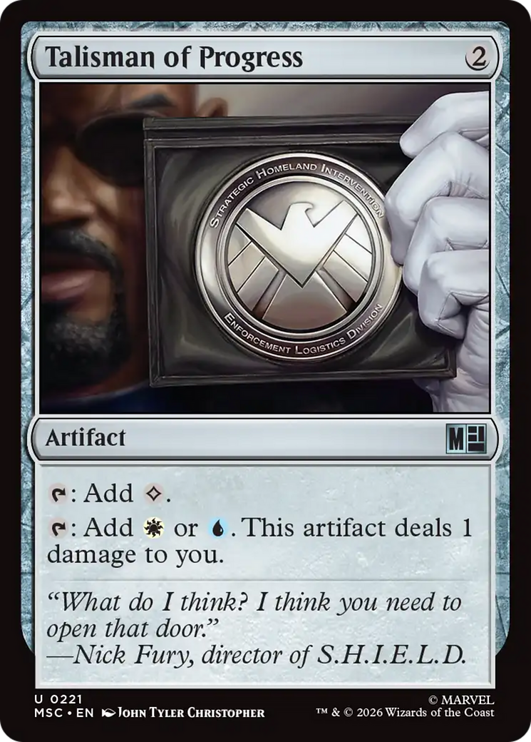 Talisman of Progress [Marvel Super Heroes Commander] | Card Citadel