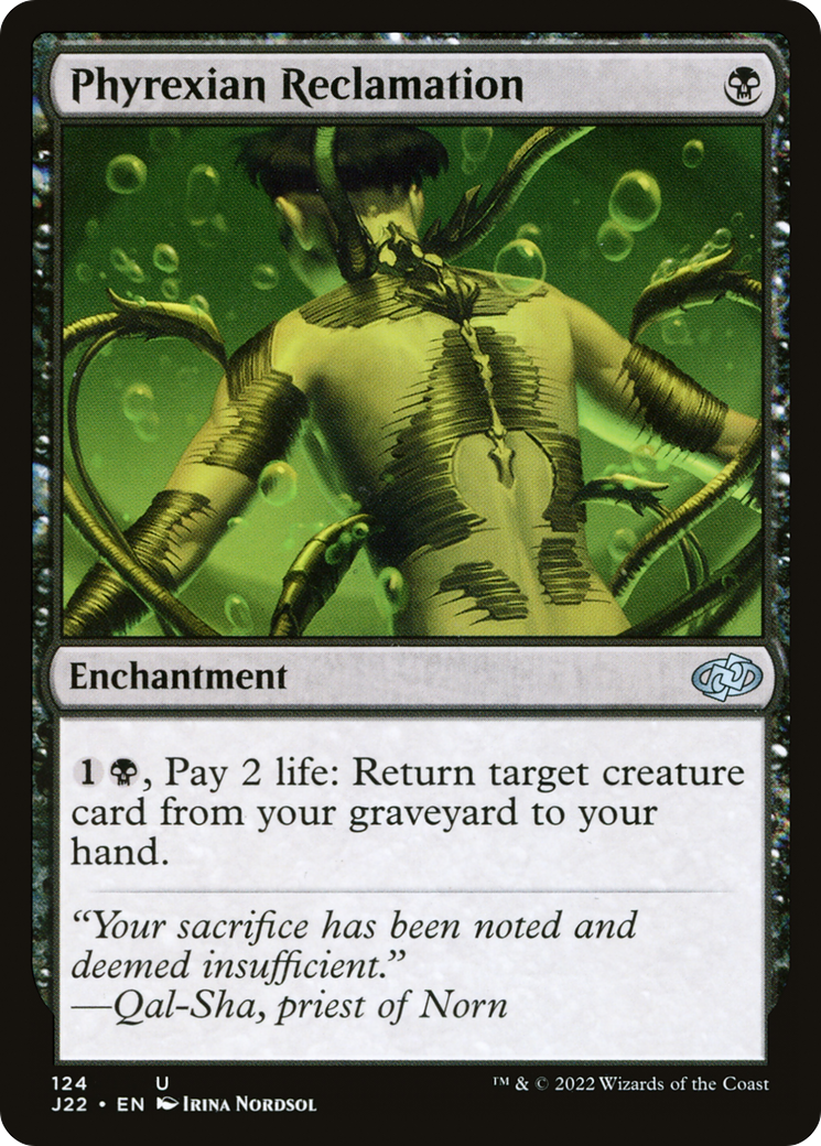 Phyrexian Reclamation [Jumpstart 2022] | Card Citadel