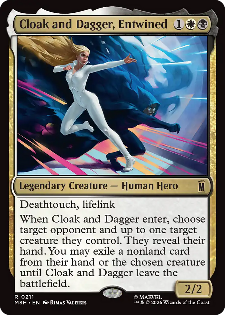 Cloak and Dagger, Entwined [Marvel Super Heroes] | Card Citadel