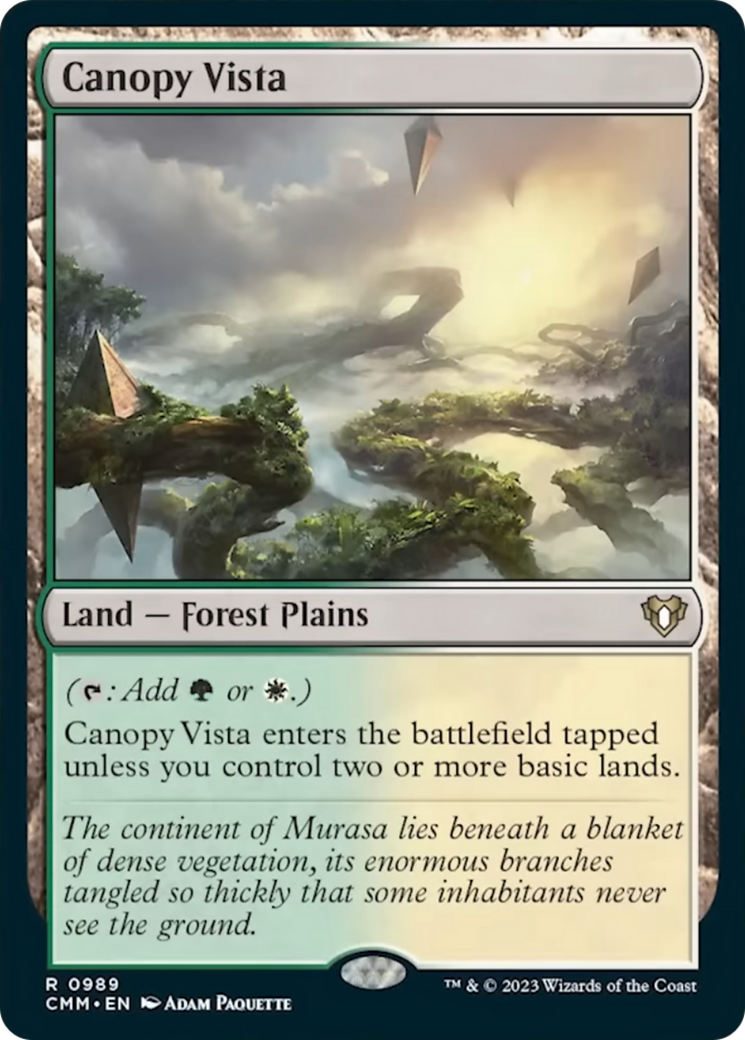 Canopy Vista [Commander Masters] | Card Citadel