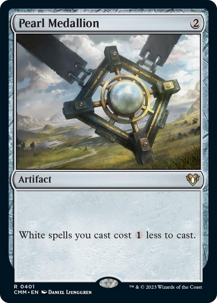 Pearl Medallion [Commander Masters] | Card Citadel