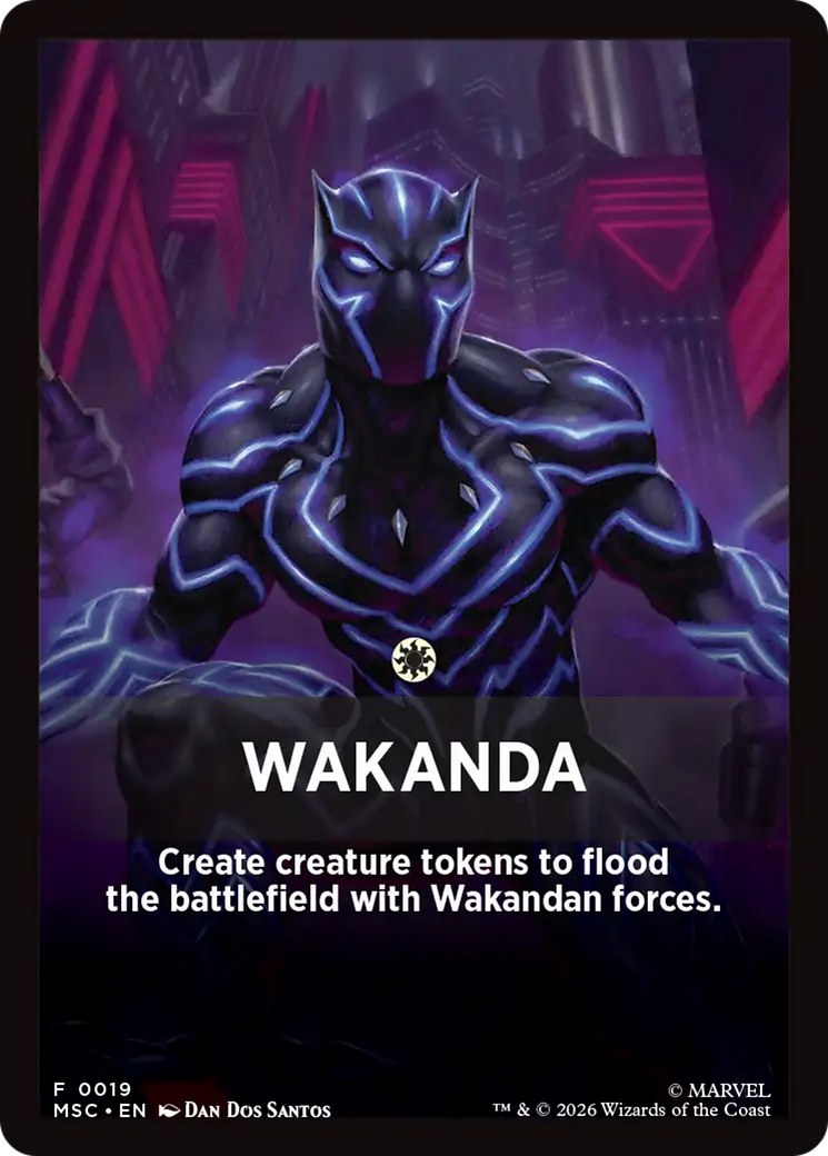 Wakanda Theme Card [Marvel Super Heroes Commander] | Card Citadel