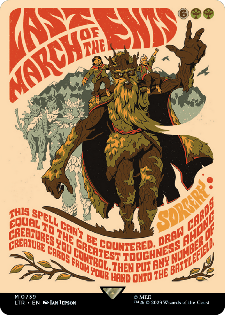 Last March of the Ents (Borderless Poster) [The Lord of the Rings: Tales of Middle-Earth] | Card Citadel