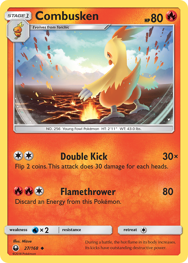 Combusken (27/168) [Sun & Moon: Celestial Storm] | Card Citadel