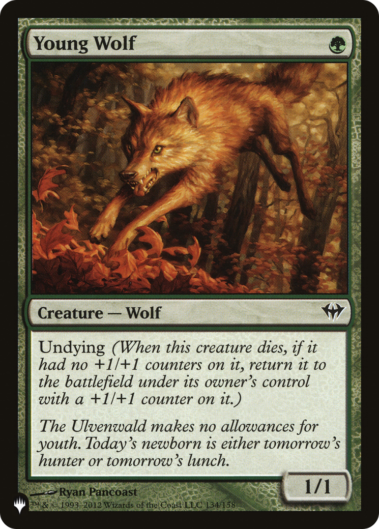 Young Wolf [The List Reprints] | Card Citadel