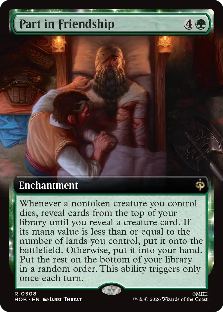 Part in Friendship (Extended Art) [The Hobbit] | Card Citadel