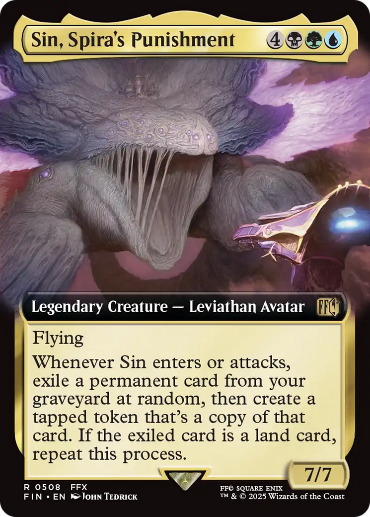 Sin, Spira's Punishment (Extended Art) [FINAL FANTASY] | Card Citadel