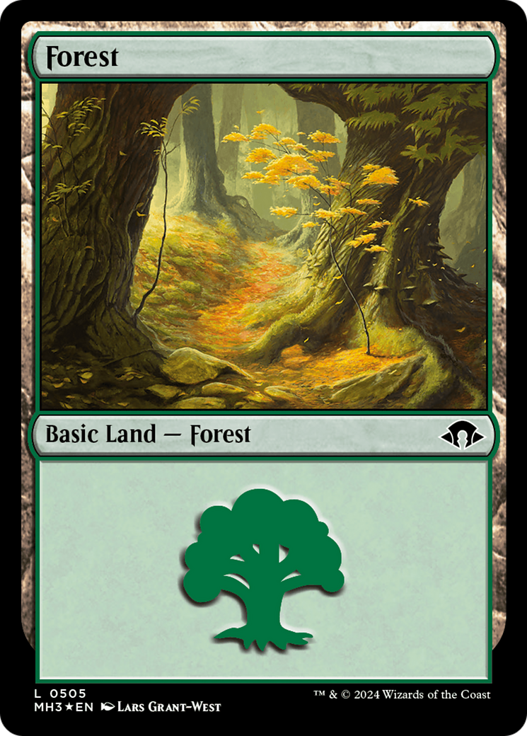 Forest (0505) (Ripple Foil) [Modern Horizons 3] | Card Citadel