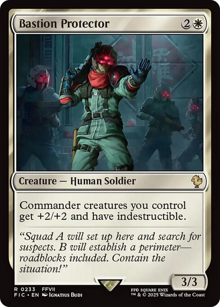 Bastion Protector [FINAL FANTASY Commander] | Card Citadel