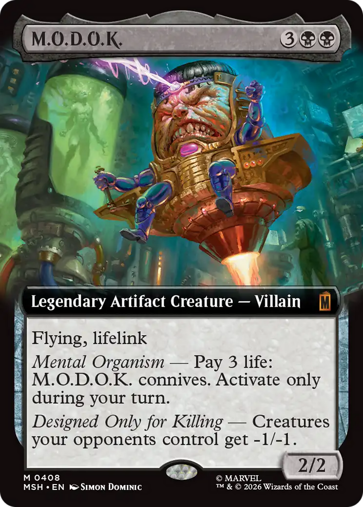M.O.D.O.K. (Extended Art) [Marvel Super Heroes] | Card Citadel