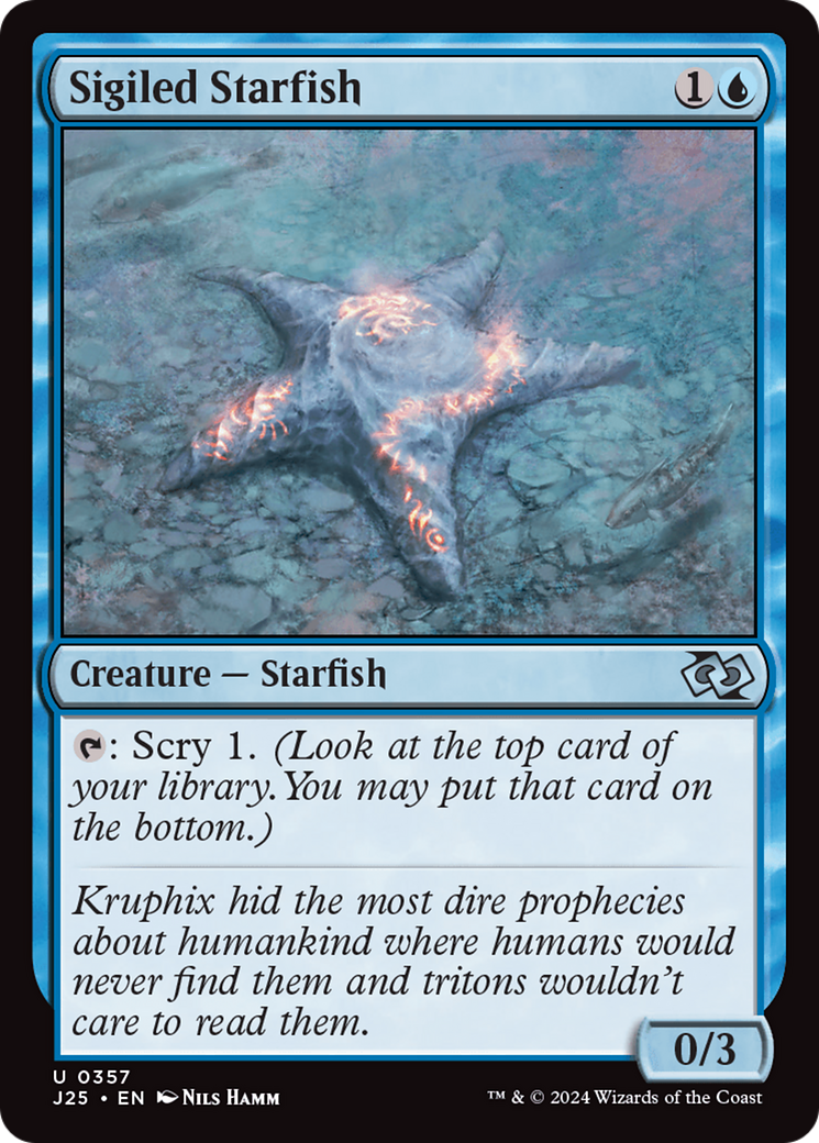 Sigiled Starfish [Foundations Jumpstart] | Card Citadel