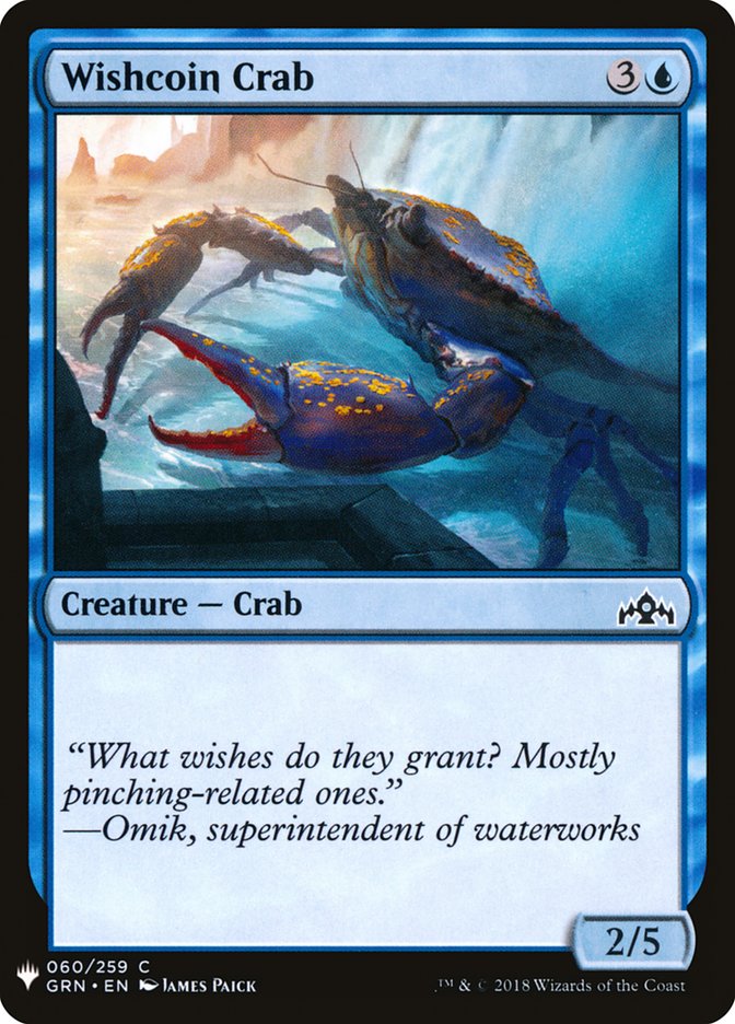 Wishcoin Crab [Mystery Booster] | Card Citadel