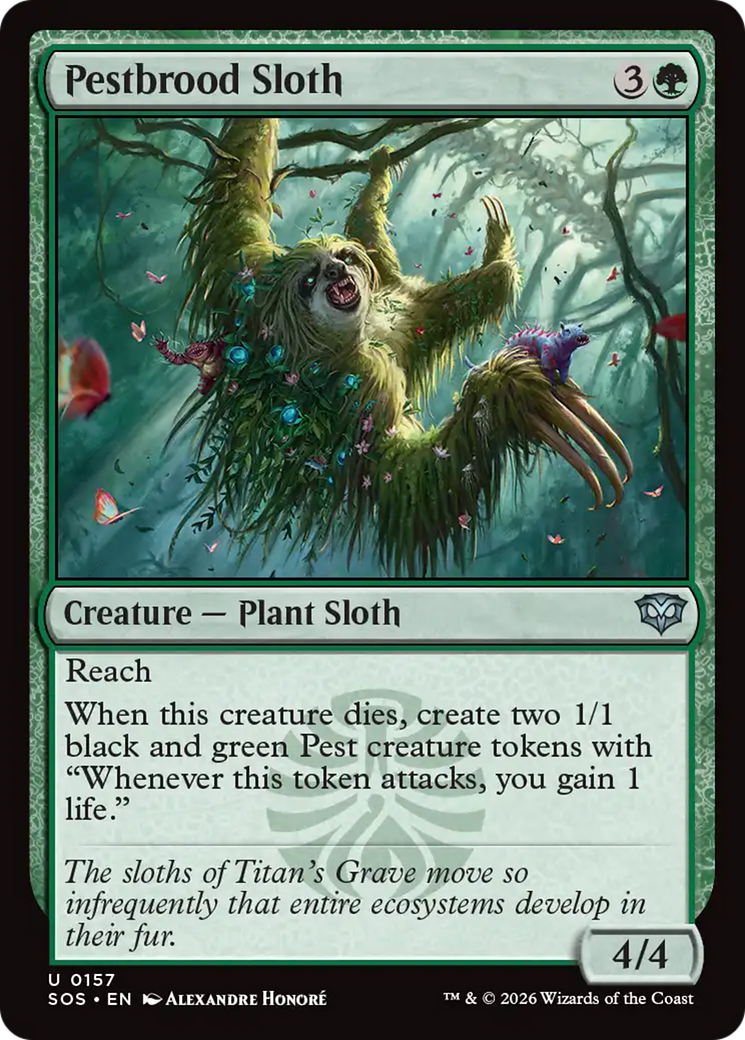 Pestbrood Sloth [Secrets of Strixhaven] | Card Citadel