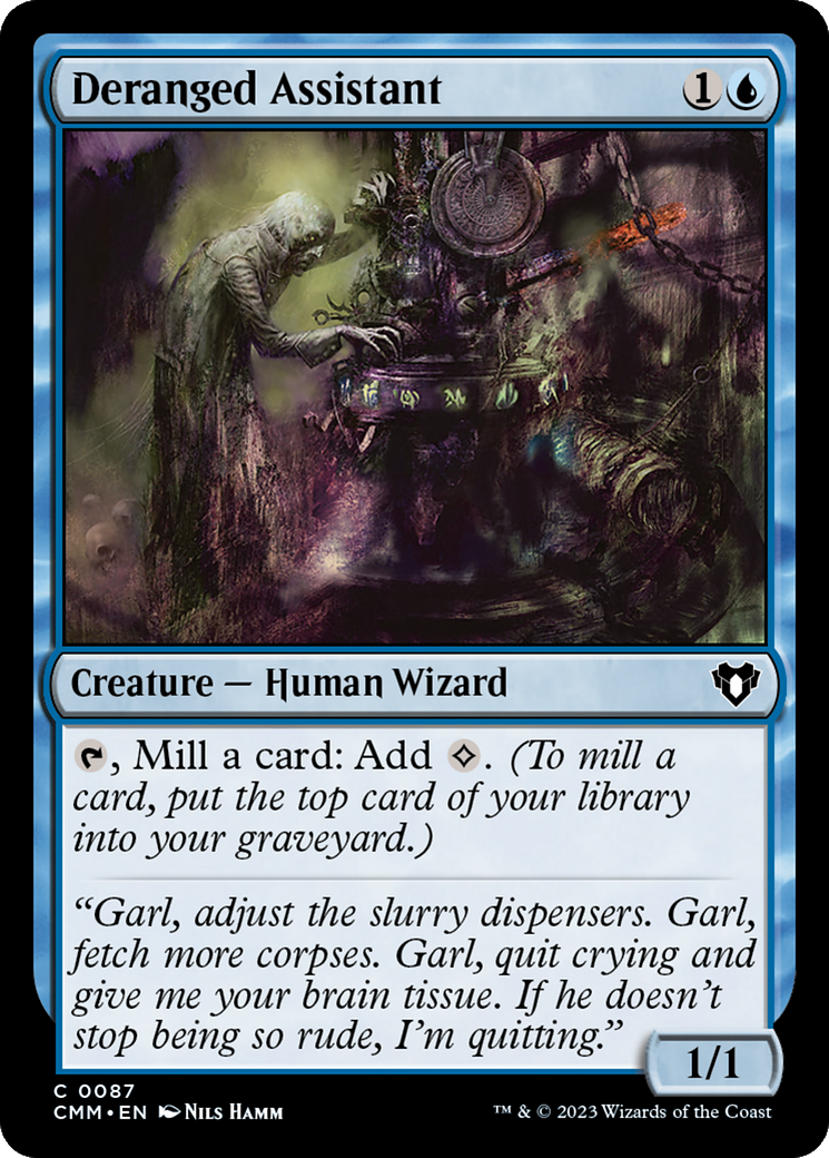 Deranged Assistant [Commander Masters] | Card Citadel