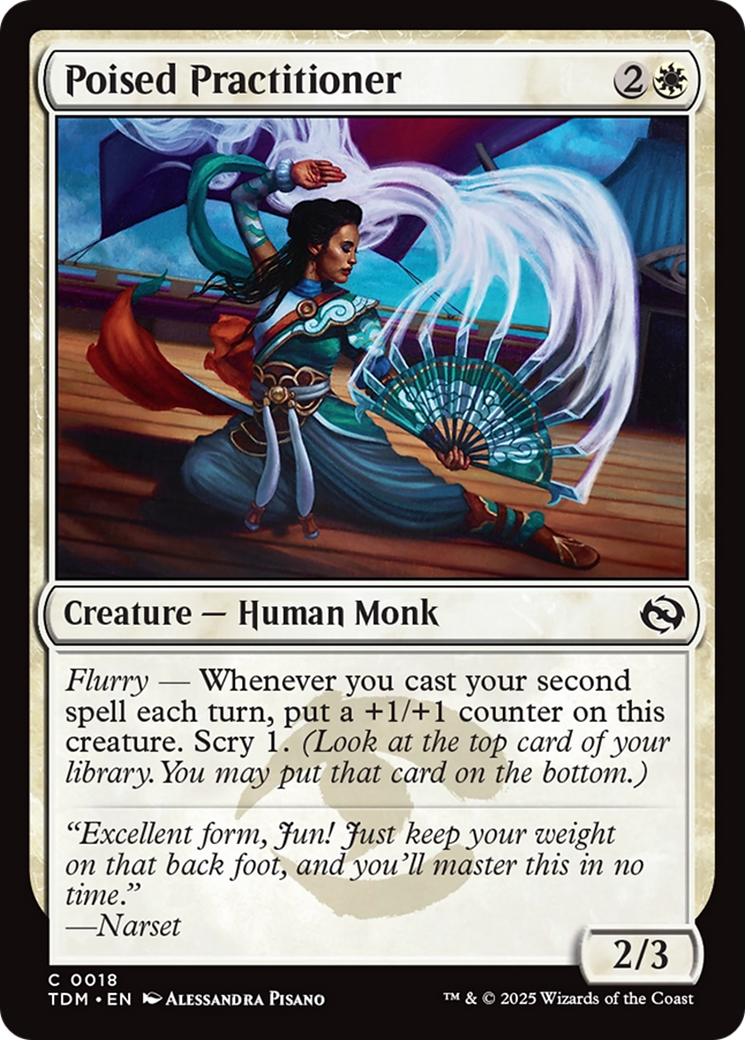 Poised Practitioner [Tarkir: Dragonstorm] | Card Citadel