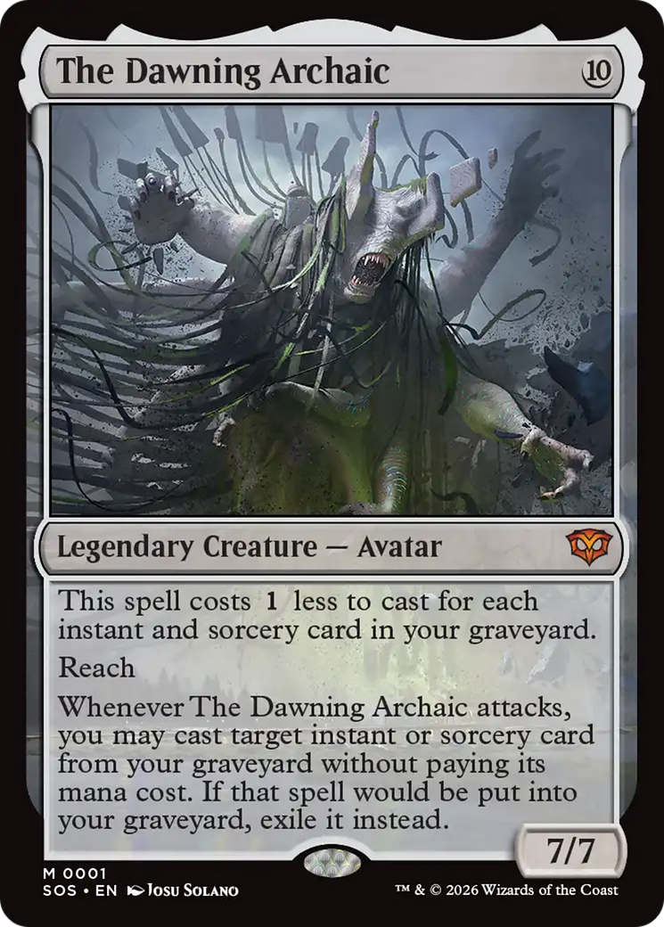 The Dawning Archaic [Secrets of Strixhaven] | Card Citadel
