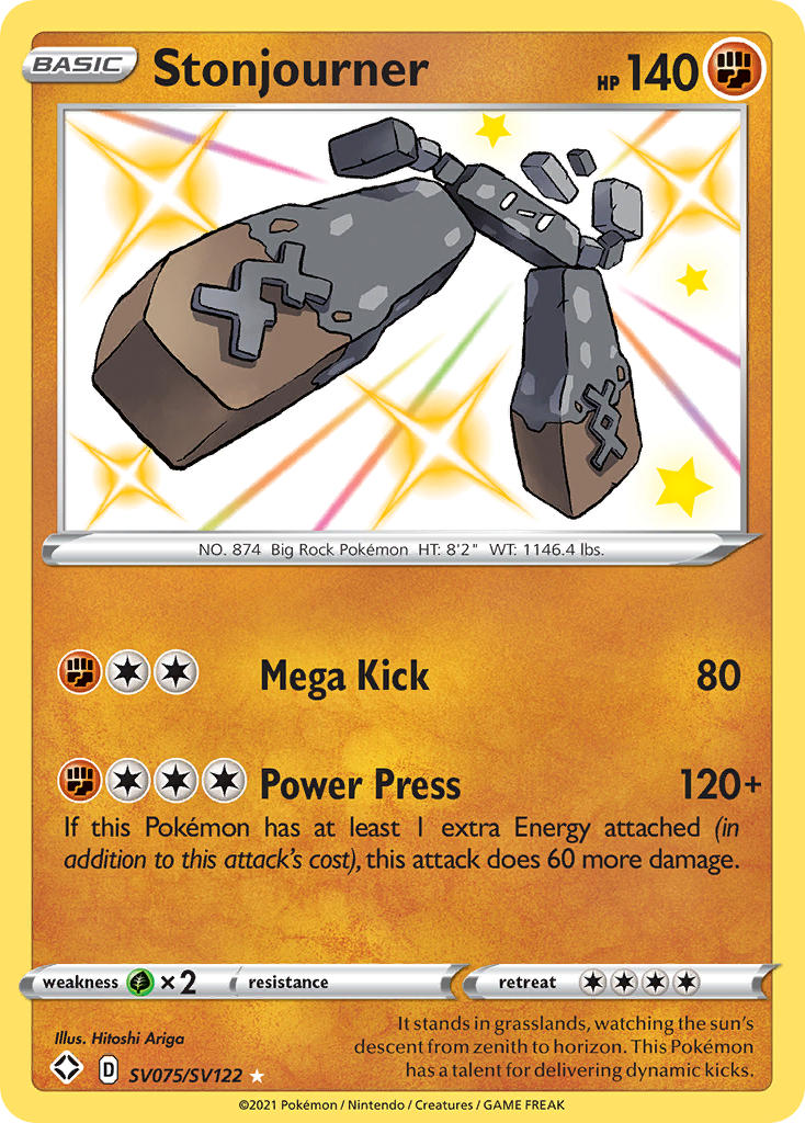 Stonjourner (SV075/SV122) [Sword & Shield: Shining Fates] | Card Citadel