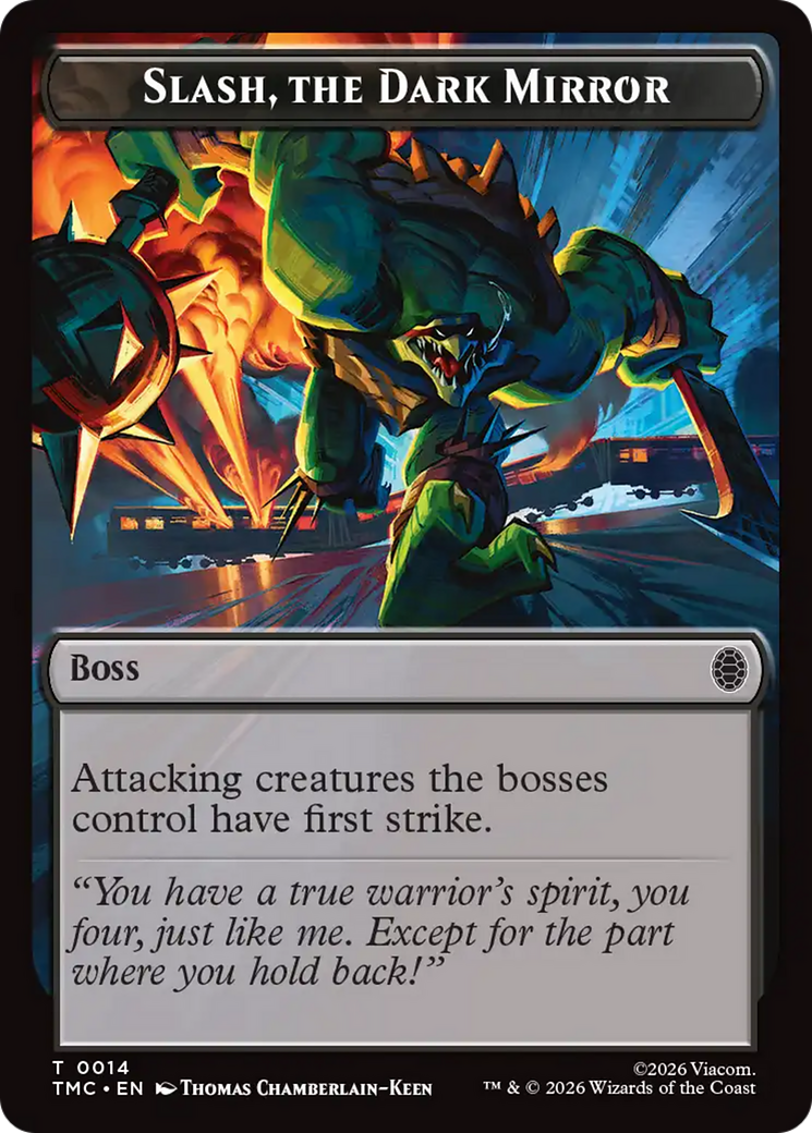 Slash, The Dark Mirror [Teenage Mutant Ninja Turtles Commander Tokens] | Card Citadel