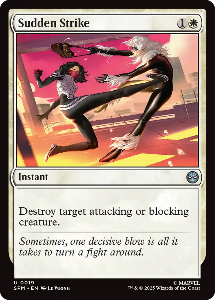 Sudden Strike [Marvel's Spider-Man] | Card Citadel