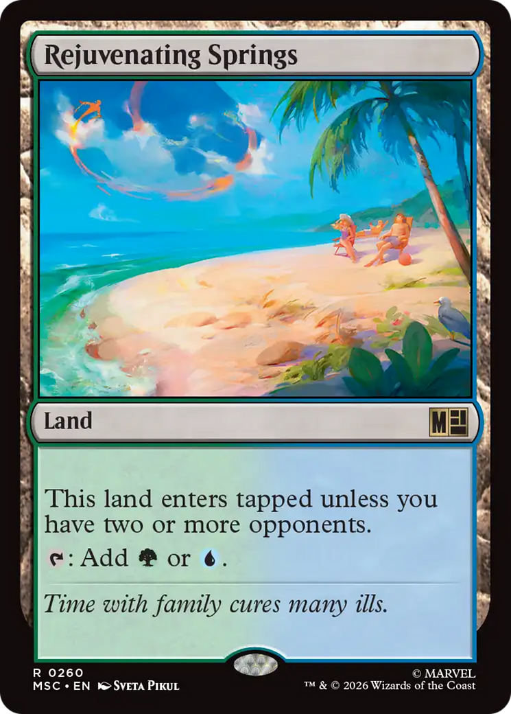 Rejuvenating Springs (Surge Foil) [Marvel Super Heroes Commander] | Card Citadel