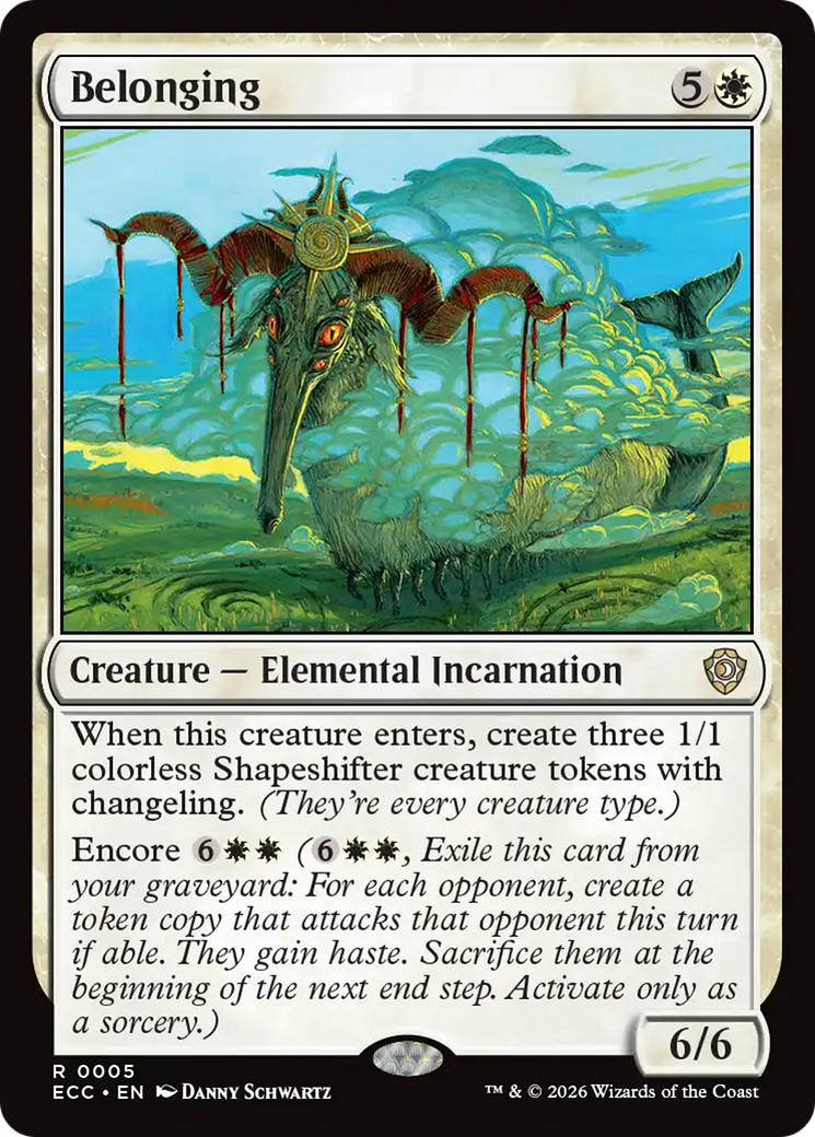 Belonging [Lorwyn Eclipsed Commander] | Card Citadel