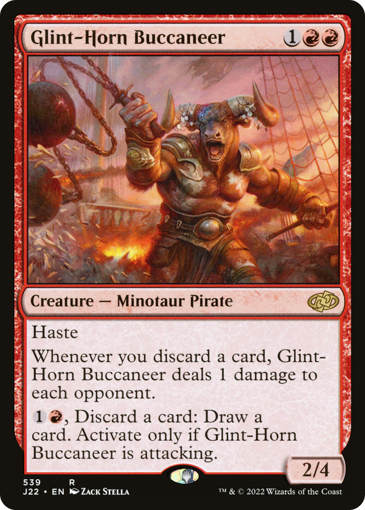 Glint-Horn Buccaneer [Jumpstart 2022] | Card Citadel