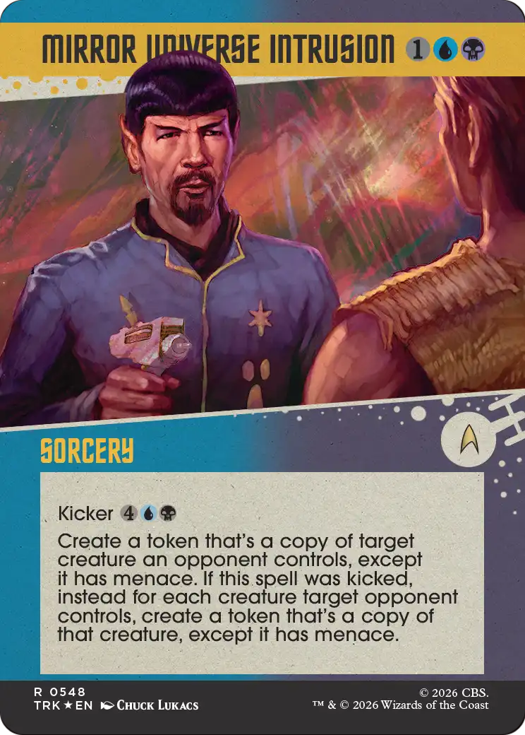 Mirror Universe Intrusion (Showcase) (Surge Foil) [Star Trek] | Card Citadel