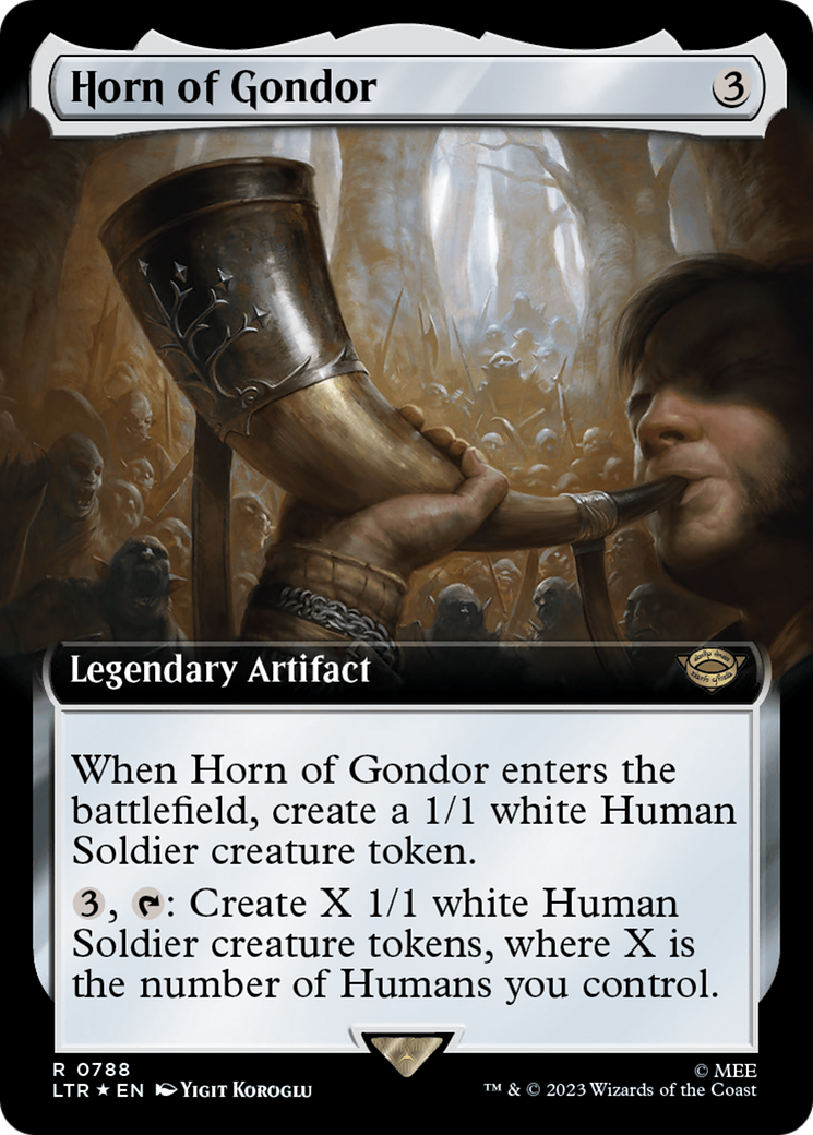 Horn of Gondor (Extended Art) (Surge Foil) [The Lord of the Rings: Tales of Middle-Earth] | Card Citadel