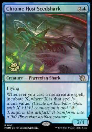 Chrome Host Seedshark [March of the Machine Prerelease Promos] | Card Citadel