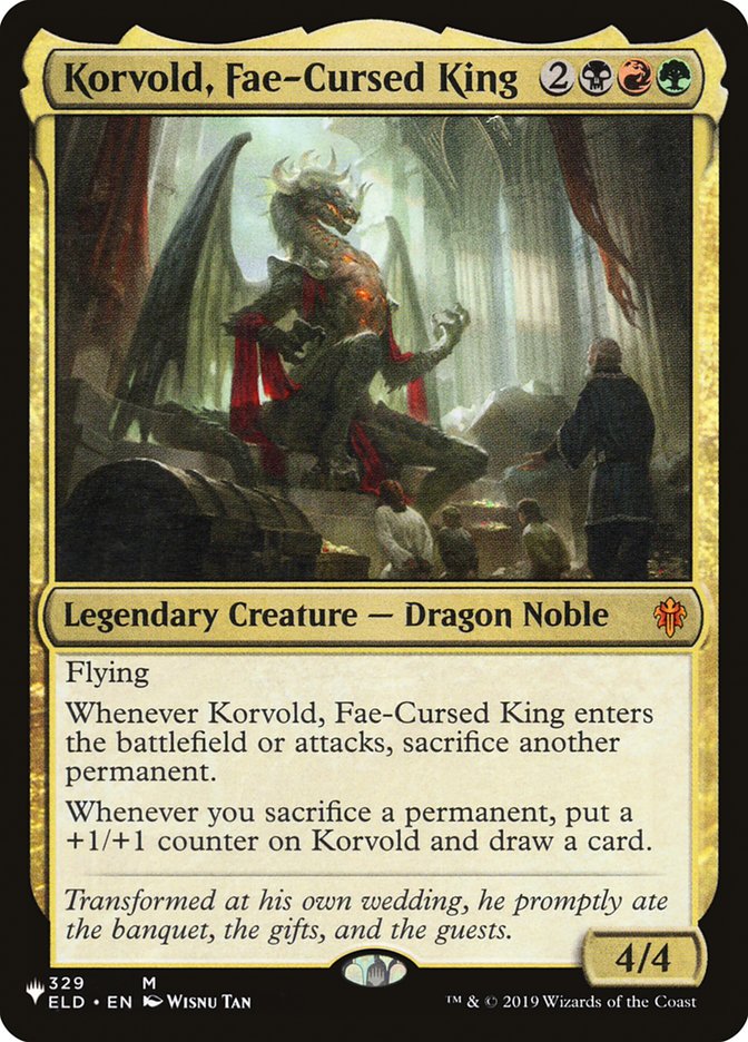 Korvold, Fae-Cursed King [The List] | Card Citadel